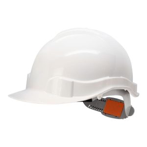 Casco de Seguridad ACTIVEX Blanco Arnés de Cinta 6 Puntas Ratchet