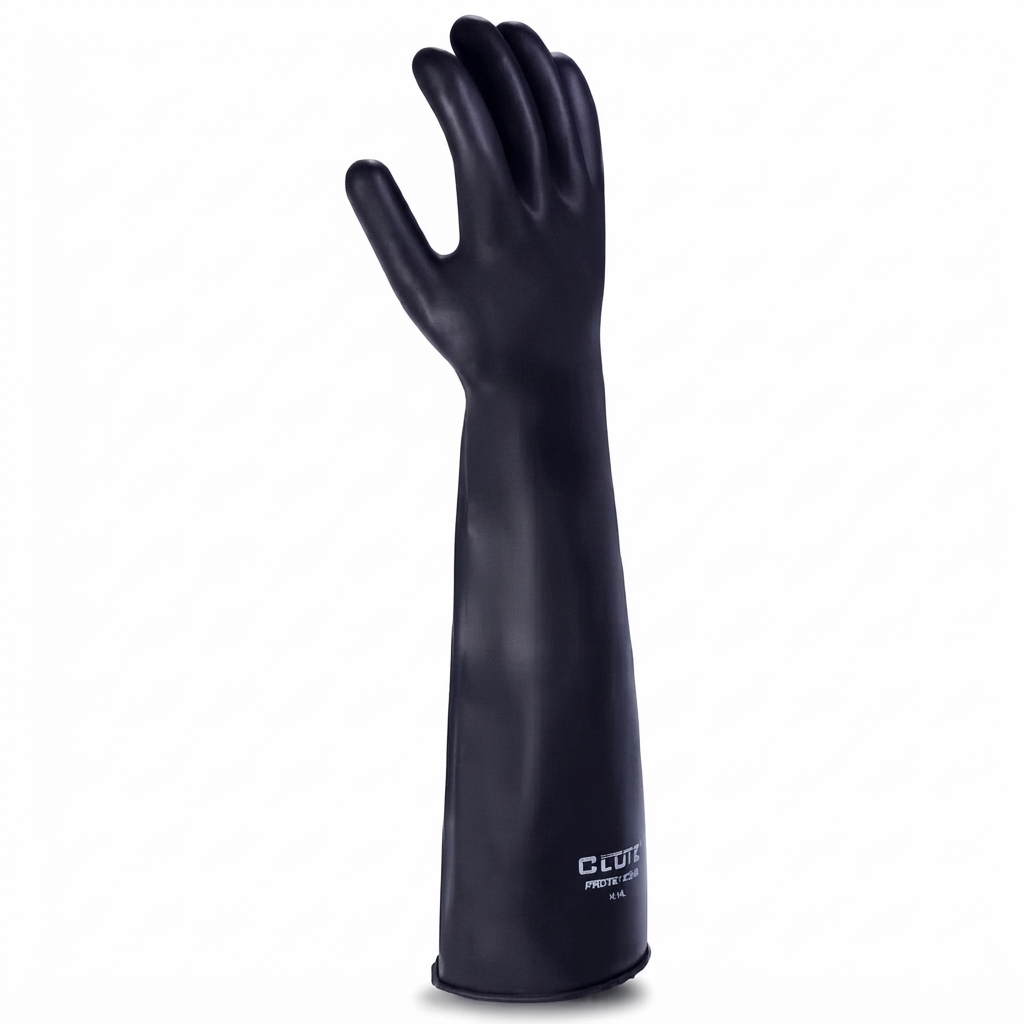 Guante Industrial PROTEC C35XL Negro Clute