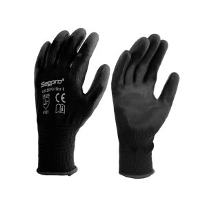 Guante de Seguridad SPRO Nylon Recubierto de PU Negro