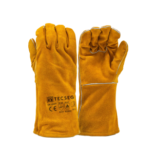 Guante de Soldador GS300 Amarillo de Cuero