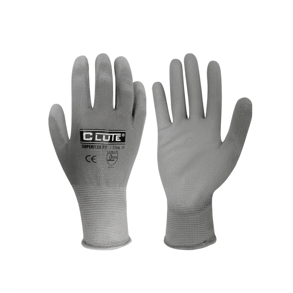 Guante de Seguridad SUPER FLEX PU Gris