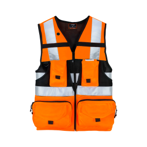 Chaleco Geólogo Minero Naranja