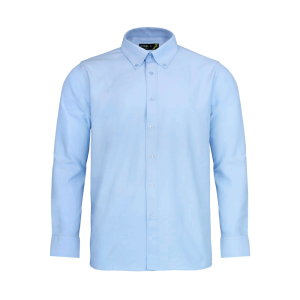 Camisa ACTIVEX Oxford Manga Larga Celeste UPF 20