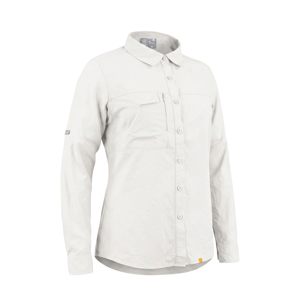 Blusa Lightwind W2300 Ripstop Blanco Invierno UV - Imagen 3