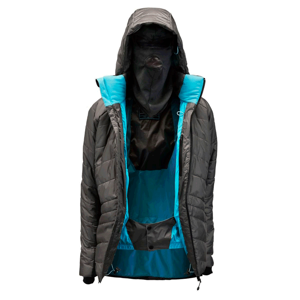 Parka Térmica Absolute Zero Thinsulate Mujer Gris/Negro Z-9100 - Imagen 3